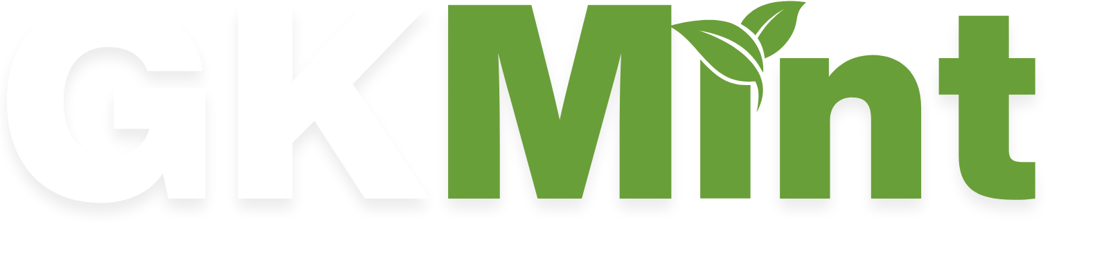 GK Mint logo White